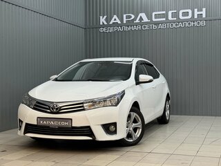 2013 Toyota Corolla XI (E160, E170, E180), белый, 1229000 рублей, вид 1