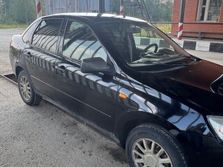 2014 Lada (ВАЗ) Granta I, чёрный, 292000 рублей, вид 4