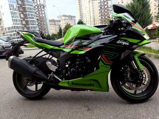 2024 Kawasaki ZX-6 Ninja, зелёный, 1350000 рублей, вид 5