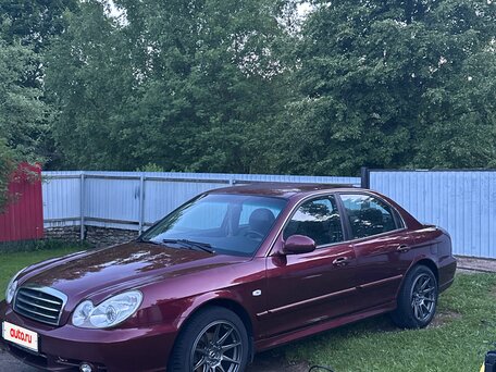 2007 Hyundai Sonata ТагАЗ IV (EF) Рестайлинг, красный, 599000 рублей, вид 1