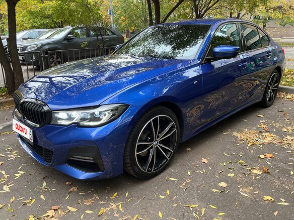 2021 BMW 3 серии 320d xDrive VII (G2x), синий, 4370000 рублей