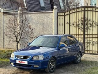 2009 Hyundai Accent ТагАЗ II, синий, 300000 рублей, вид 1