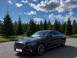 2021 Mercedes-Benz S-Класс 450 Long 4MATIC VII (W223), чёрный, 10800000 рублей, вид 1