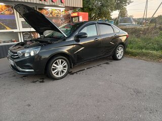 2017 Lada (ВАЗ) Vesta I, чёрный, 560000 рублей, вид 3