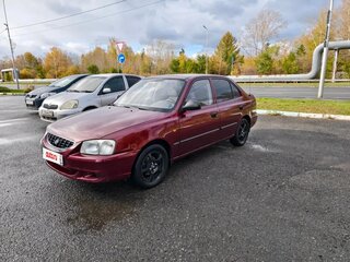 2008 Hyundai Accent ТагАЗ II, красный, 415000 рублей, вид 1