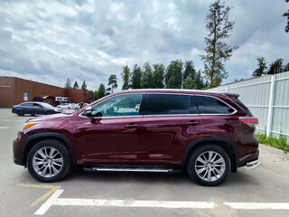 2014 Toyota Highlander III (XU50), красный, 2800000 рублей, вид 2
