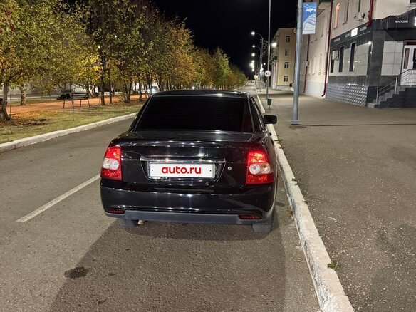 2008 Lada (ВАЗ) Priora I, чёрный, 165000 рублей - вид 1