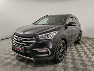 2017 Hyundai Santa Fe III Рестайлинг, чёрный, 1845000 рублей, вид 1