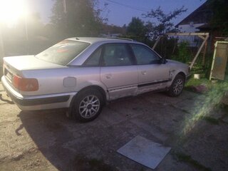 1993 Audi 100 IV (C4), серебристый, 150000 рублей, вид 2
