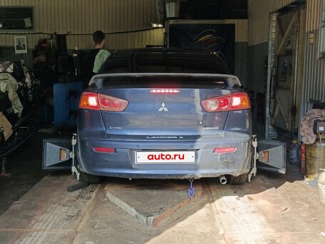 2007 Mitsubishi Lancer X, синий, 500000 рублей, вид 4