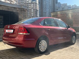 2016 Volkswagen Polo V Рестайлинг, красный, 987000 рублей, вид 5