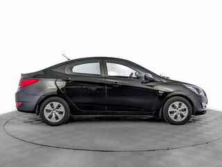 2015 Hyundai Solaris I Рестайлинг, чёрный, 1145000 рублей, вид 4