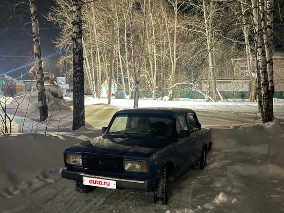2006 Lada (ВАЗ) 2107, синий, 140000 рублей
