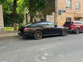 2019 Mercedes-Benz AMG GT 4-Door Coupe 43 I, чёрный, 6800000 рублей, вид 4