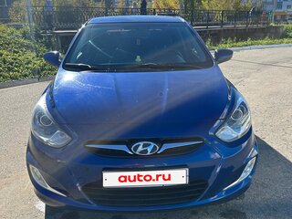 2013 Hyundai Solaris I, синий, 760000 рублей, вид 2