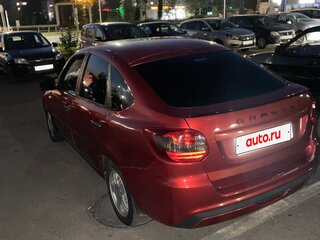 2019 Lada (ВАЗ) Granta I Рестайлинг, красный, 420000 рублей, вид 2