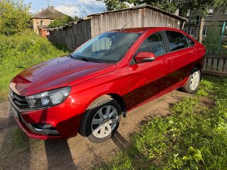 2019 Lada (ВАЗ) Vesta I, красный, 1100000 рублей, вид 2