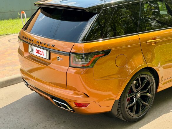 2019 Land Rover Range Rover Sport SVR II Рестайлинг, оранжевый - вид 7