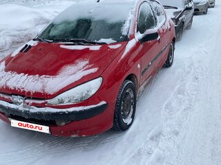 2007 Peugeot 206, красный, 380000 рублей, вид 1