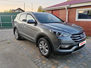 2017 Hyundai Santa Fe III Рестайлинг, серый, 2300000 рублей, вид 2