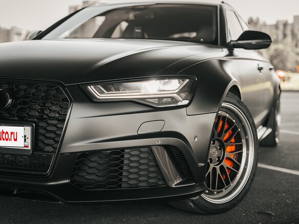 2017 Audi RS 6 performance III (C7) Рестайлинг, чёрный - вид 8