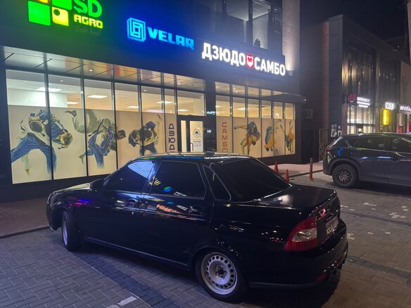 2007 Lada (ВАЗ) Priora I, чёрный, 334999 рублей - вид 1