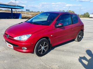 2007 Peugeot 206, красный, 199000 рублей, вид 1