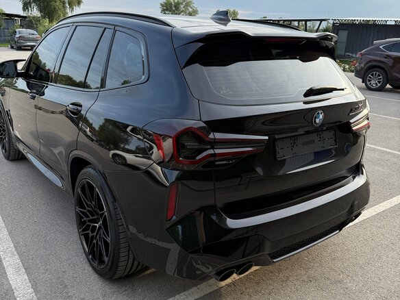 2023 BMW X3 M Competition I (F97) Рестайлинг, чёрный - вид 12