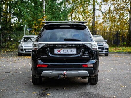 2014 Mitsubishi Outlander III Рестайлинг, чёрный, 1599000 рублей, вид 4