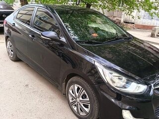 2011 Hyundai Solaris I, чёрный, 599000 рублей, вид 2