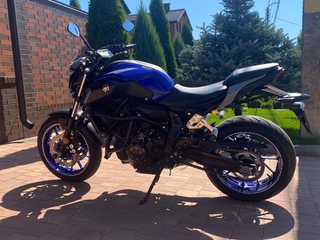 2020 Yamaha MT-07 (FZ-07), синий, 920000 рублей, вид 2