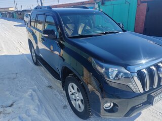 2017 Toyota Land Cruiser Prado 150 Series Рестайлинг 1, чёрный, 5185000 рублей, вид 4