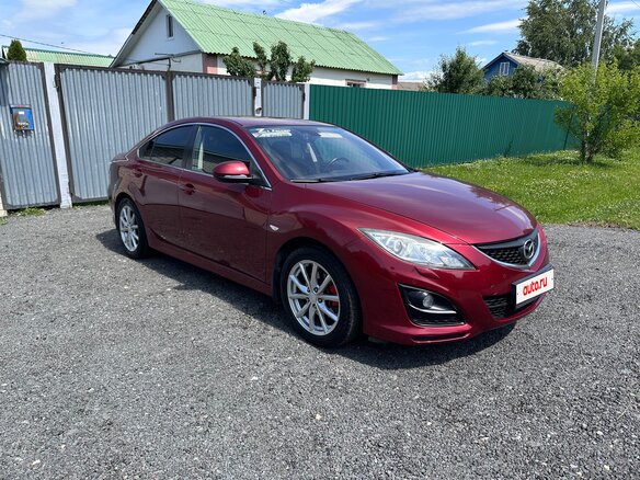 2010 Mazda 6 II (GH) Рестайлинг, красный