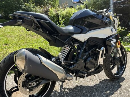 2021 BMW G 310 R, чёрный, 420000 рублей, вид 2