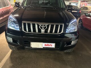 2007 Toyota Land Cruiser Prado 5-speed 120 Series Рестайлинг, чёрный, 1300000 рублей, вид 3