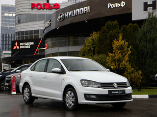 2016 Volkswagen Polo V Рестайлинг, белый, 948000 рублей, вид 2