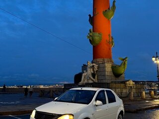 2012 Renault Logan I Рестайлинг, белый, 252000 рублей, вид 2