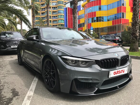 2016 BMW M4 Competition Package F82/F83, серый, 6500000 рублей - вид 3
