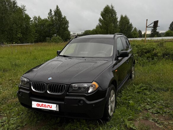 2005 BMW X3 25i I (E83), чёрный