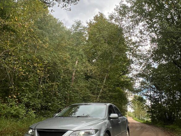 2004 Mazda 6 I (GG), серый, 100000 рублей - вид 2