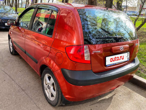 2006 Hyundai Getz I Рестайлинг, красный, 690000 рублей - вид 12