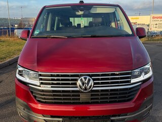 2020 Volkswagen Multivan Long T6 Рестайлинг, красный, 5700000 рублей, вид 1