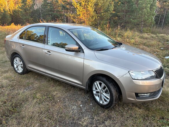 2017 Skoda Rapid I Рестайлинг, бежевый, 1190000 рублей - вид 6