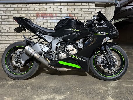 2019 Kawasaki ZX-6R Ninja, чёрный, 920000 рублей, вид 1