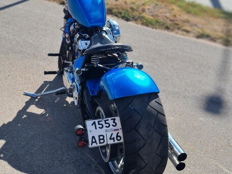2004 Yamaha XV 1600 Road Star, голубой, 920000 рублей, вид 4