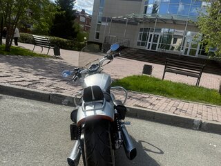 2009 Harley-Davidson V-Rod Muscle, серебристый, 1300000 рублей, вид 4