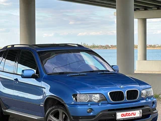 2002 BMW X5 4.6is I (E53), голубой, 2000000 рублей, вид 1