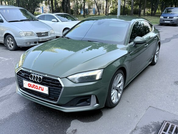 2020 Audi A5 Sportback 45 TFSI II (F5) Рестайлинг, зелёный, 3100000 рублей