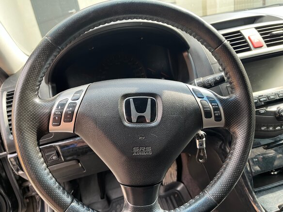 2005 Honda Accord VII Рестайлинг, чёрный, 1000000 рублей - вид 10