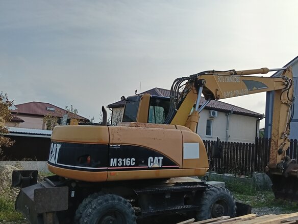 2006 Caterpillar M316, жёлтый, 6700000 рублей - вид 5
